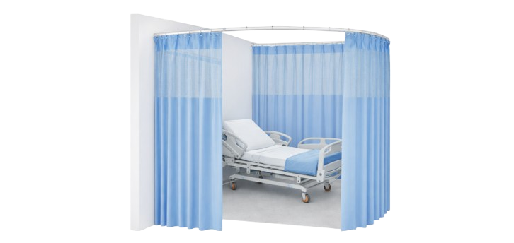 Curtains 1 Bed U-Shape Set | AL-CLT
