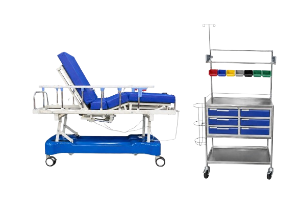Medical Cart and Examination Couch