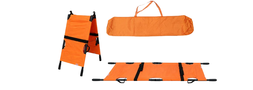 Folding Stretcher 2 Fold MS with Bag | AL-FS2MB