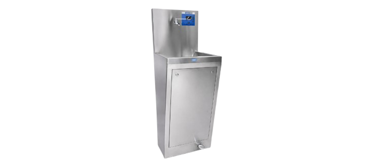 Scrub Station Single Tap [Elbow] Hand Sensored, Foot Operated | AL-SS5