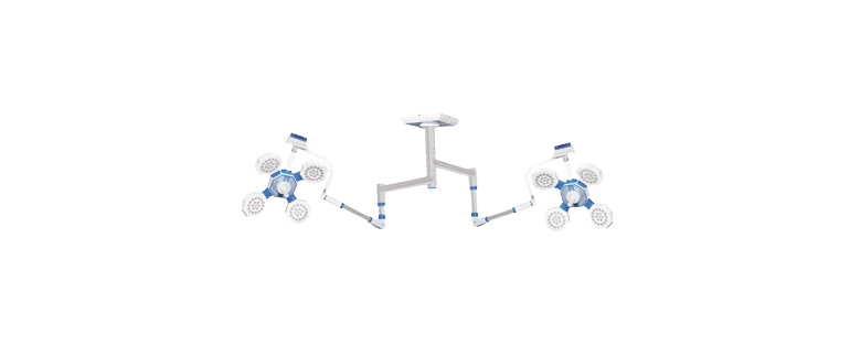 ALIS PRO 84+84 Led Double Dome Light with Ceiling Structure | AL-DD84