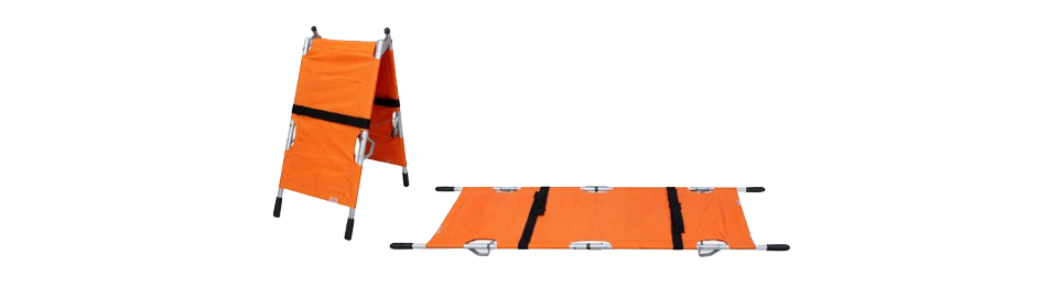 Folding Stretcher 2 Fold Aluminium without Bag | AL-FS2A