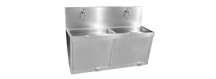 Scrub Station Double Foot Operated | AL-SSD11