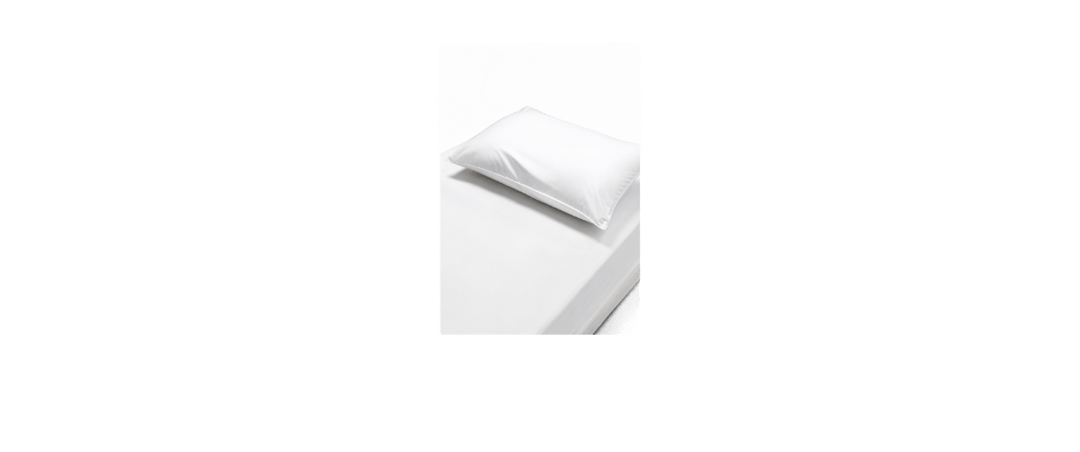 Disposable White Bed Sheet with Pillow Cover | AL-DWBSWPC