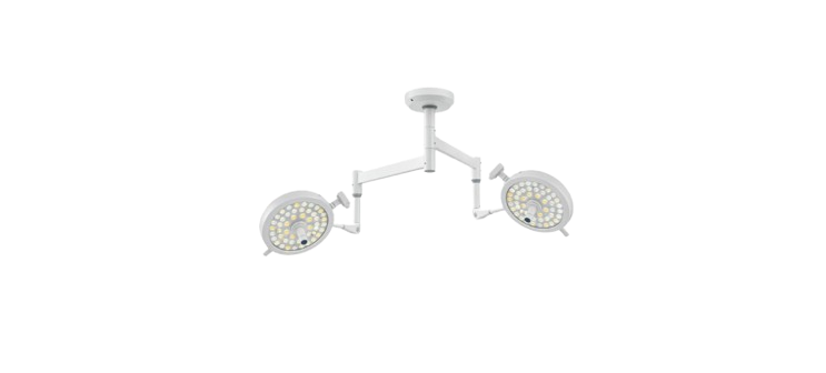 ALIS PRO 48+48 Led Double Dome Premium OT Light with Ceiling Structure | AL-EADD48